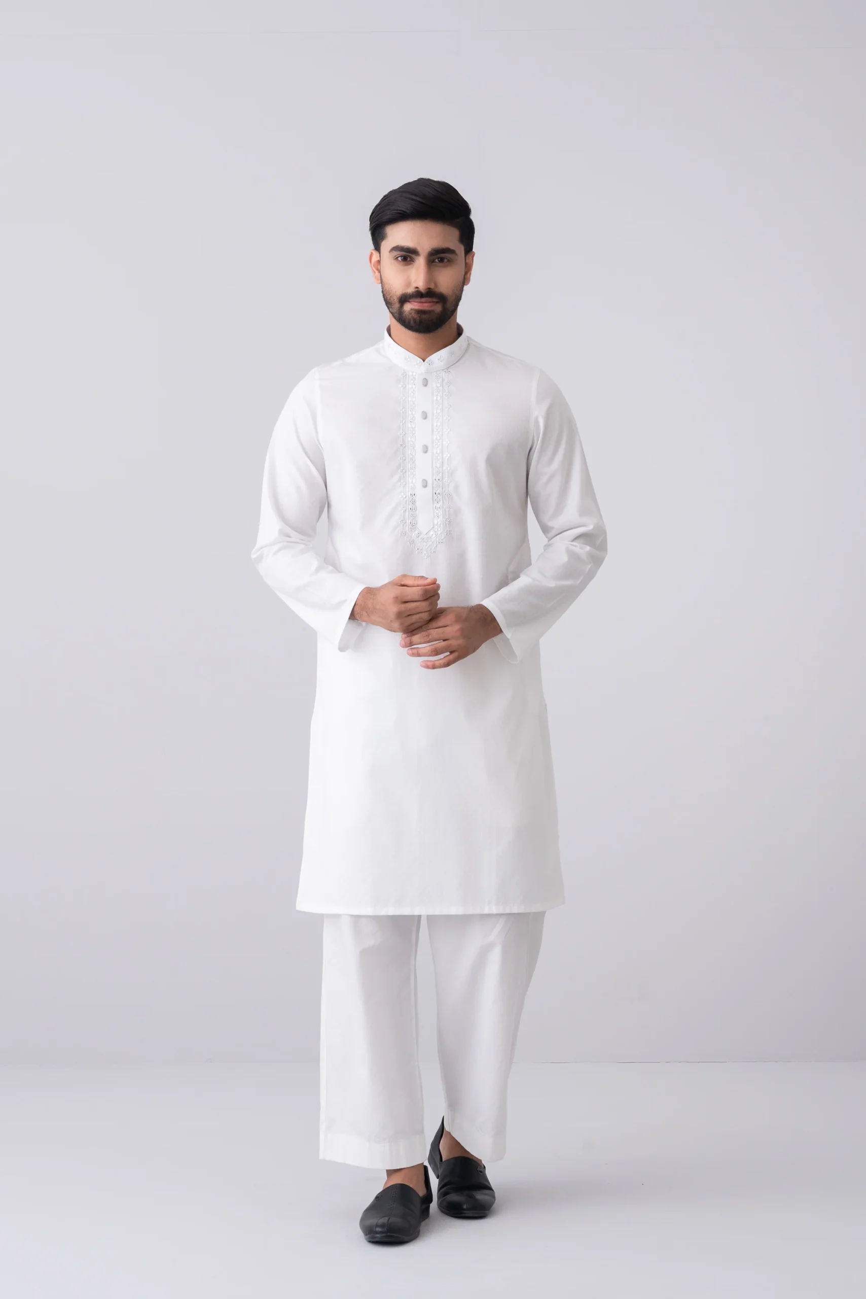DSC4462_1b4fad8c-5fc9-4ae2-9fb6-fc7f6f32c90d Regular Fit Semi-Formal Panjabi - Image 1